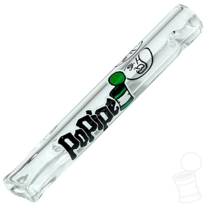 TIP DE VIDRO HIPPIE BONG POPIPE BOCAL 8 MM 5,5 CM