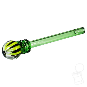 TIP DE VIDRO D BROTHER GREEN ART INCALMO BUBBLE (PRETO  E AMARELO) 7CMX5MM