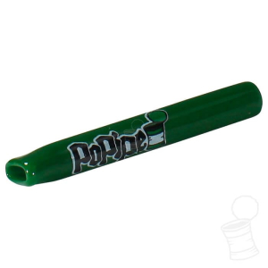 TIP DE VIDRO HIPPIE BONG POPIPE VERDE BOCAL 7 MM 5.5 CM