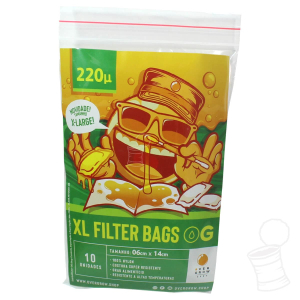 ROSIN FILTER BAGS OG – XL  6 X 14 CM – 220U – 10 UNIDADES