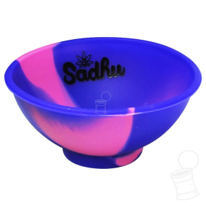 CUIA DE SILICONE SADHU COM LOGO AZUL ESCURO E ROSE