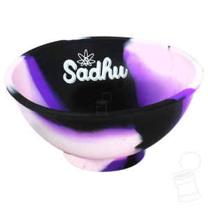 CUIA DE SILICONE SADHU COM LOGO PRETA ROSA E ROXA