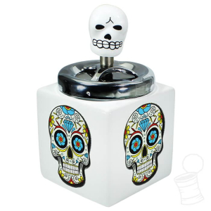 CINZEIRO CALAVERA CON DIAMANTE TAMPA GIRATÓRIA