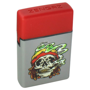 MAÇARICO ZENGAZ ZL-30 – CINZA E VERMELHO – CAVEIRA RASTA