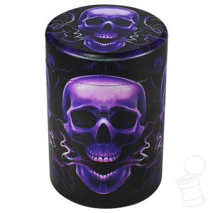 POTE METAL SURRENDER 40MM – PURPLE SKULL