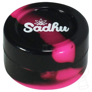 POTINHO DE SILICONE SADHU SLEEK REDONDO 5ML – PRETO E PINK