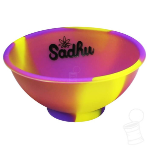 CUIA DE SILICONE SADHU COM LOGO ROXA VERMELHA E AMARELA