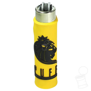 ISQUEIRO EMBORRACHADO PUFF LIFE LOGO AMARELO