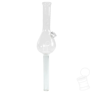 TIP DE VIDRO D BROTHER BONG 9CMX6MM – BRANCO