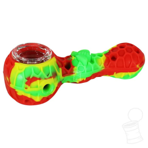 PIPE DE SILICONE HERB DAB NA BOA – RASTA