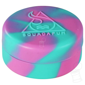 POTINHO SILICONE SQUADAFUM PEQUENO ROSE E AZUL BEBÊ