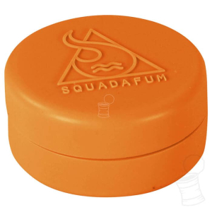 POTINHO SILICONE SQUADAFUM PEQUENO LARANJA