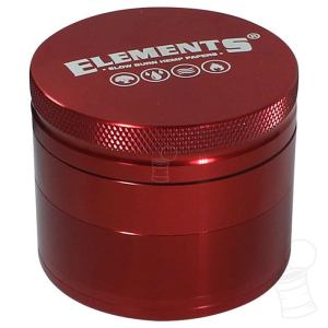 DICHAVADOR ELEMENTS RED ALUMINIUM GRINDER MEDIUM