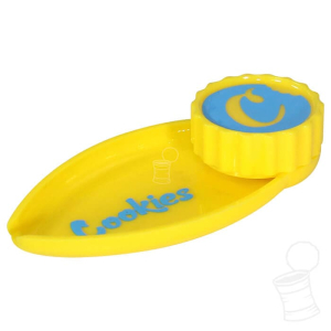 DICHAVADOR PLÁSTICO CUIA COOKIES AMARELO