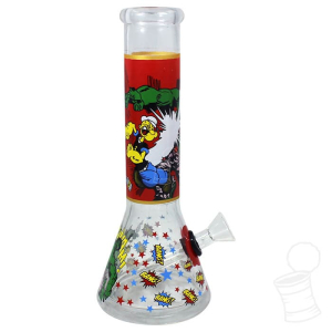 BONG DE VIDRO 22CM ALM POPEYE