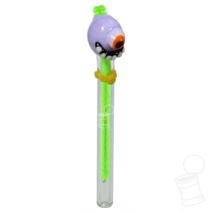 TIP DE VIDRO MICHELANGELO GLASS BLING MONSTER LILÁS E BRANCO