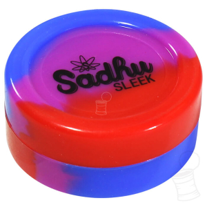 POTINHO DE SILICONE SADHU SLEEK REDONDO 11ML – VERMELHO ROXO E AZUL