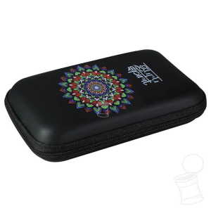 GURU SPIRIT CASE MÉDIO – MANDALA VERDE LARANJA E AZUL