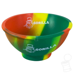 CUIA DE SILICONE GORILLA LARANJA AMARELO E VERDE