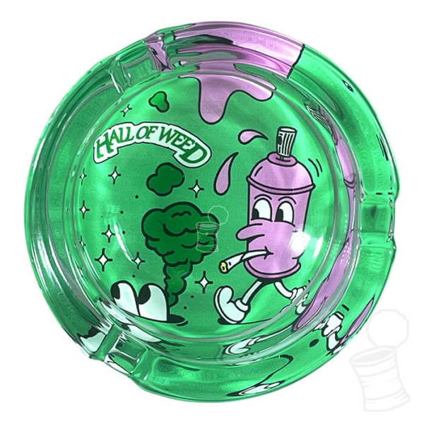 CINZEIRO DE VIDRO HALL OF WEED GREEN