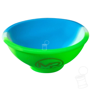 MINI CUIA DE SILICONE MR BABA VERDE AZUL E BRANCA