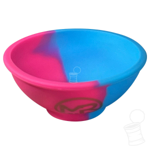 MINI CUIA DE SILICONE MR BABA AZUL E ROSA