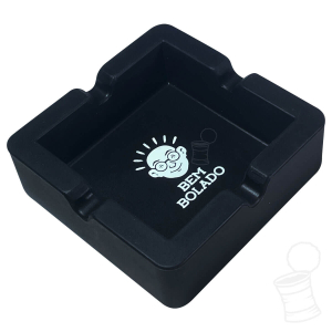 CINZEIRO DE SILICONE BEM BOLADO PRETO