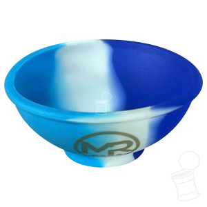 MINI CUIA DE SILICONE MR BABA AZUL E BRANCA